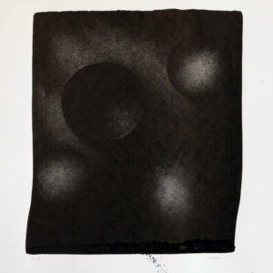 Indian ink on black and white paper by thomas de vuillefroy