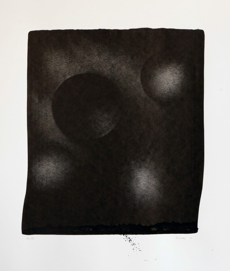 Indian ink on black and white paper by thomas de vuillefroy