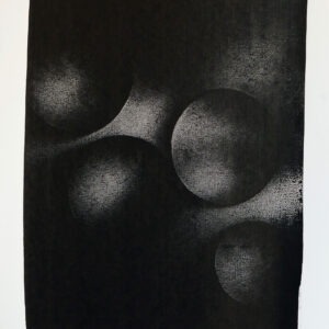 Indian ink on black and white paper by thomas de vuillefroy