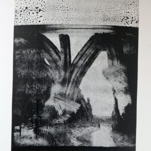 encre de chine sur papier noir et blanc de thomas de vuillefroy
