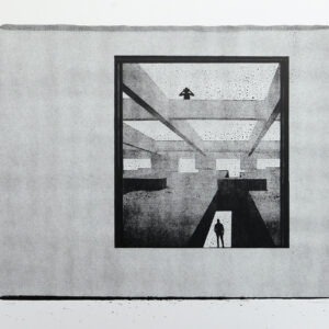 encre de chine sur papier noir et blanc de thomas de vuillefroy