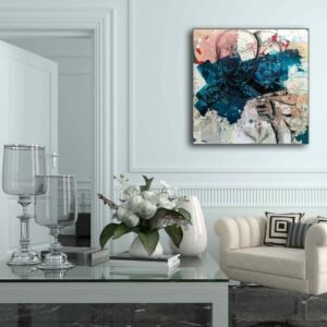 acrylic painting on canvas regard of children by marcelin yao in situ
