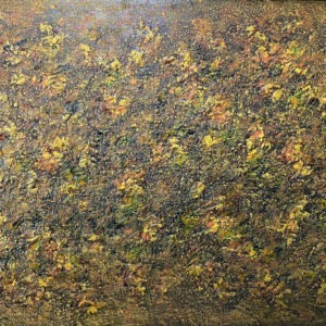 peinture à l huile sur toile abstraite dans les tons de terre de jean marie zazzi
