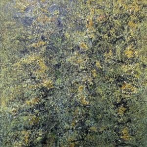 peinture à l huile sur toile abstraite dans les tons de terre de jean marie zazzi