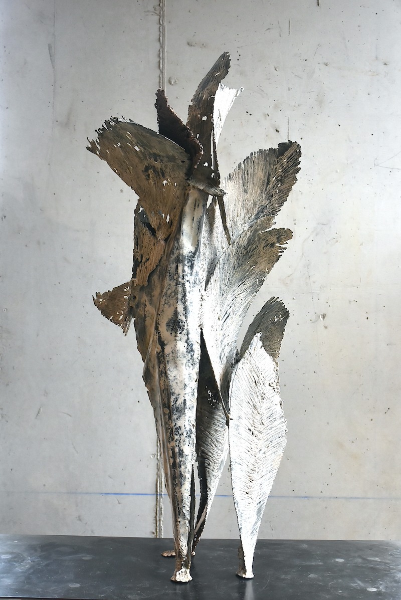 sculpture metal et bronze contemporaine de julien allegre