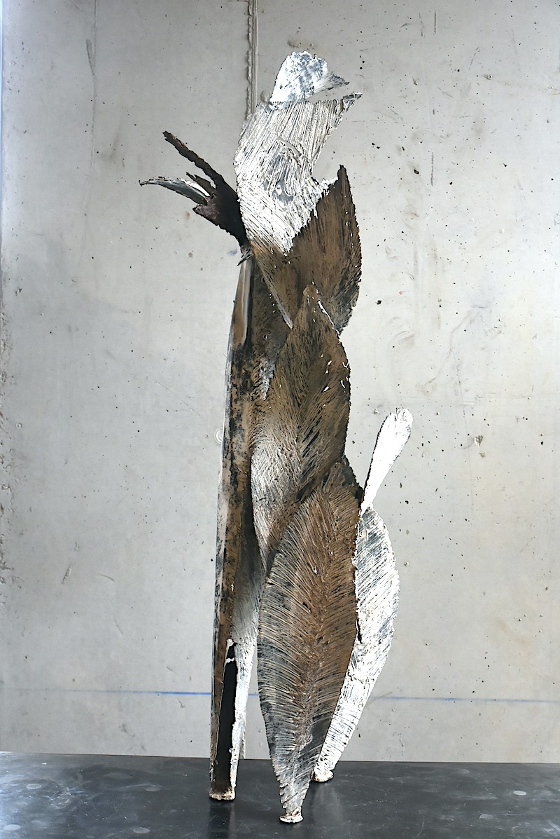 sculpture metal et bronze contemporaine de julien allegre