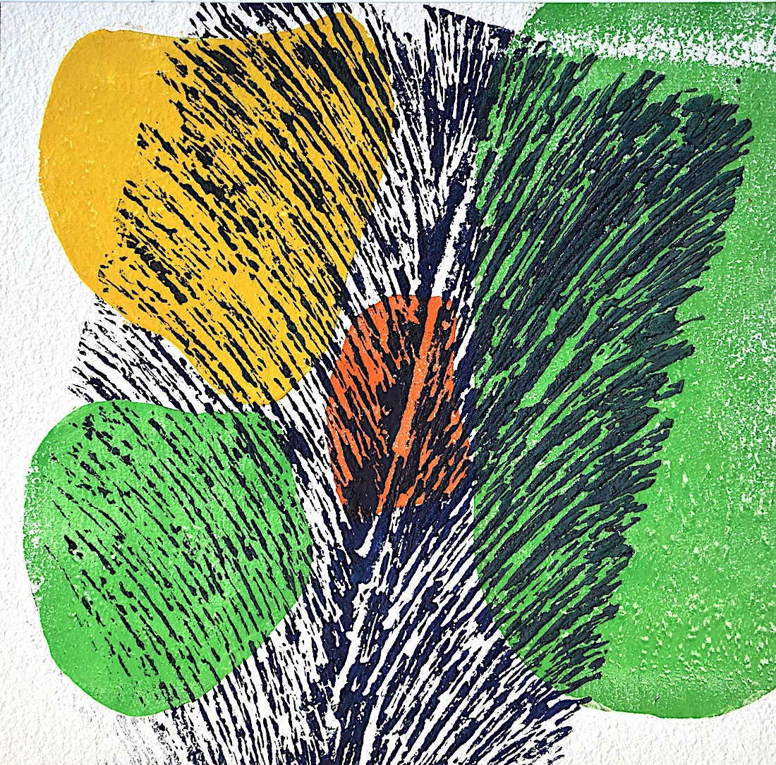 gravure contemporaine sur filtre à vin de julien allegre