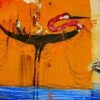 peinture acrylique sur toile d enrique mestre-jaime artiste peintre de la galerie22