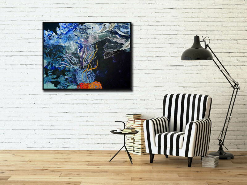 peinture acrylique sur toile d enrique mestre-jaime artiste peintre de la galerie22