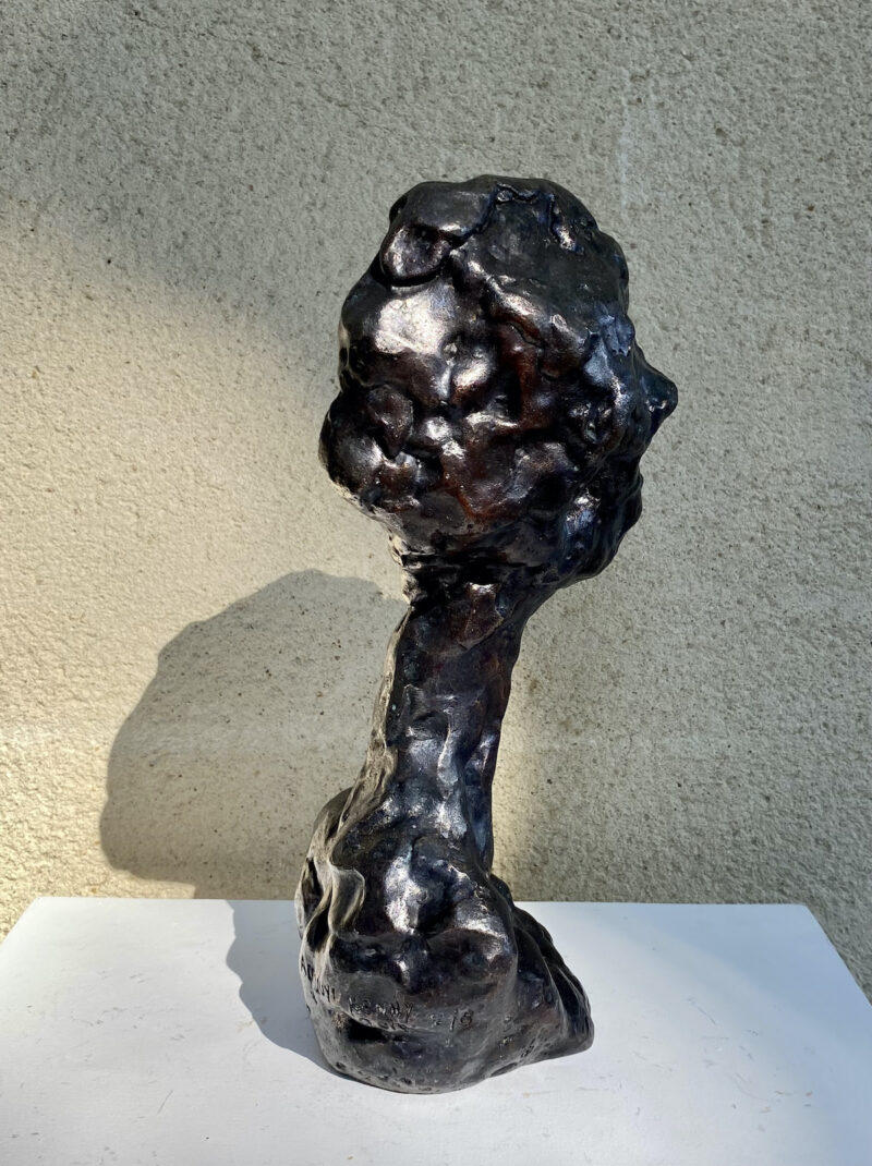 sculpture contemporaine en bronze de kenny adewuyi