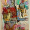 tableau peinture contemporaine colorée , tableau d'art, de jean-louis bessede en vente a la galerie22