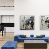 peinture contemporaine acrylique de jean louis bessede in situ